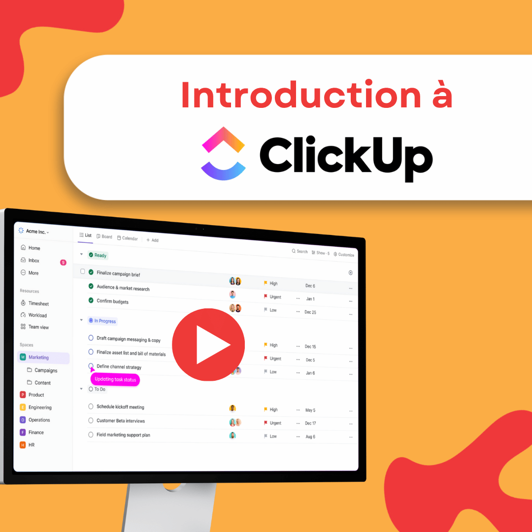 Introduction à Clickup